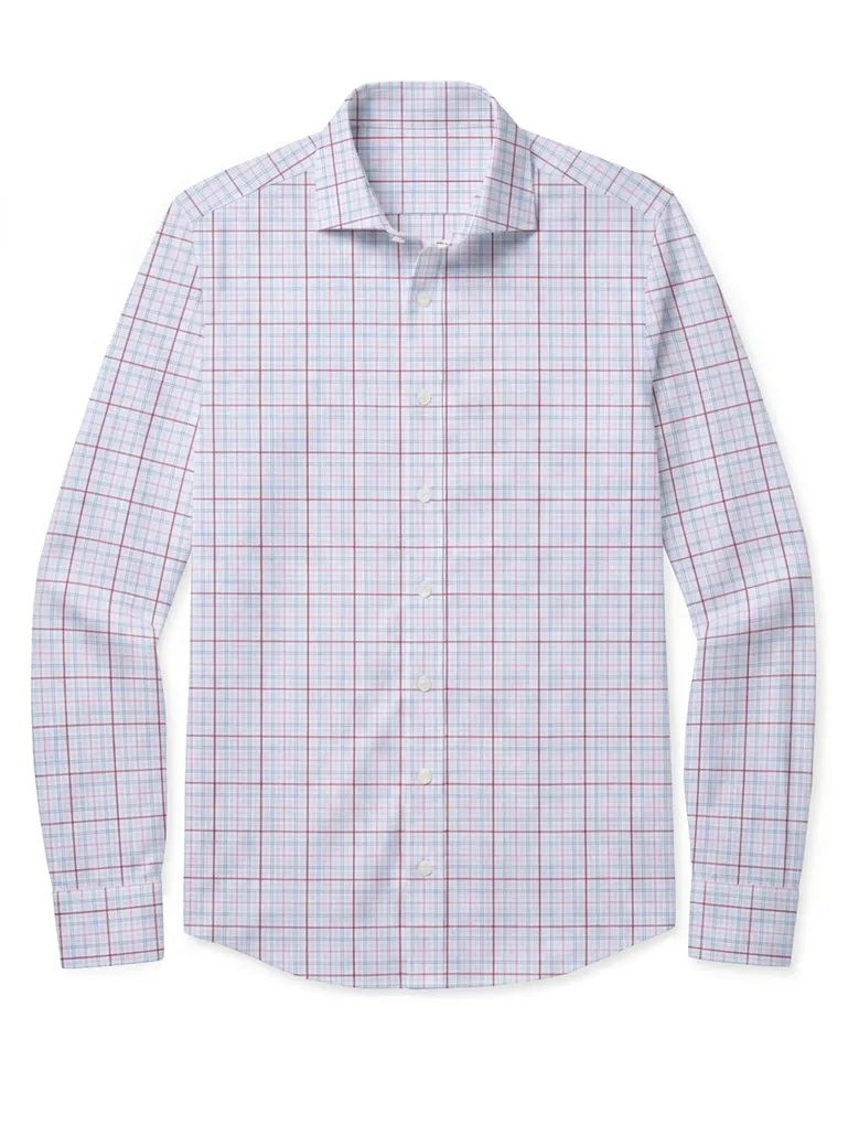 Camicia bianca in popeline facile da stirare