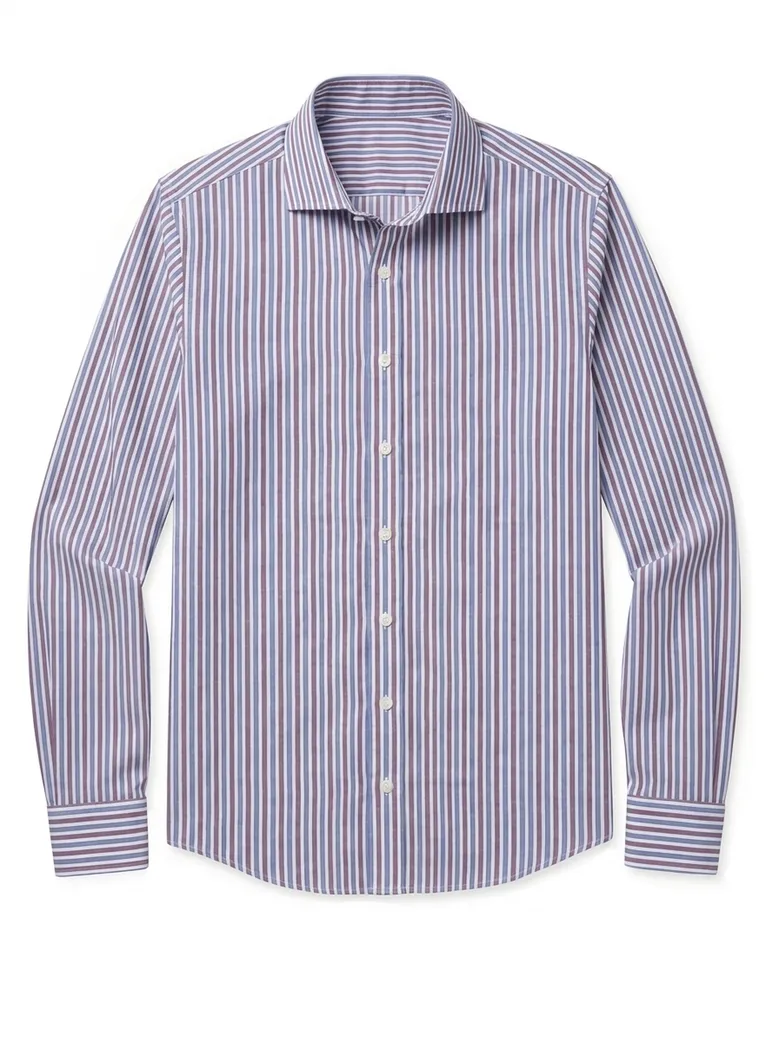 Camicia bianca in popeline facile da stirare
