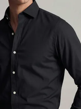 Camicia Oxford nera semplice
