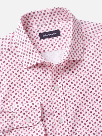 Camicia in popeline stampata