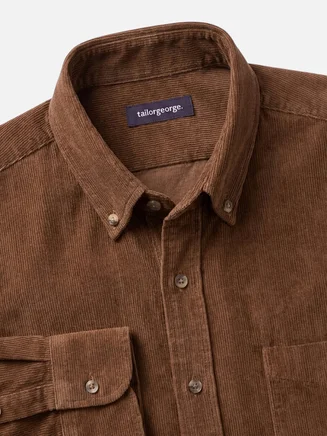 Camicia in velluto a coste spesso