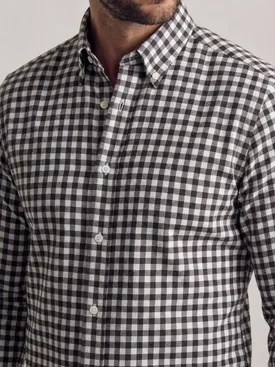 Camicia  Flanella a quadri marrone