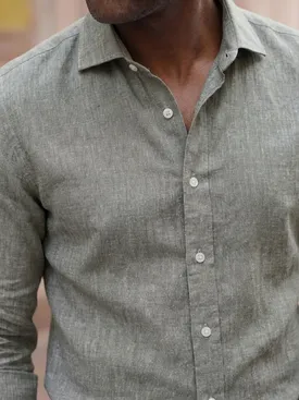 Camicia in lino spesso e resistente