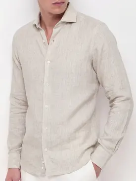 Camicia in lino spesso e resistente
