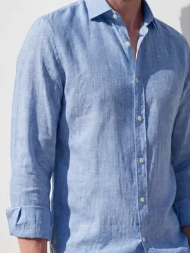 Camicia in lino spesso e resistente