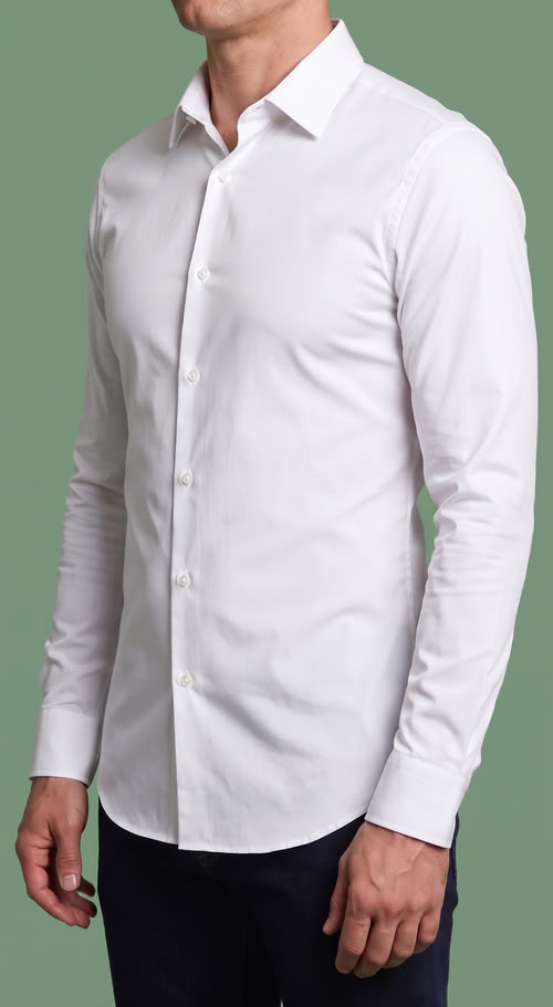 Camicia in popeline facile da stirare