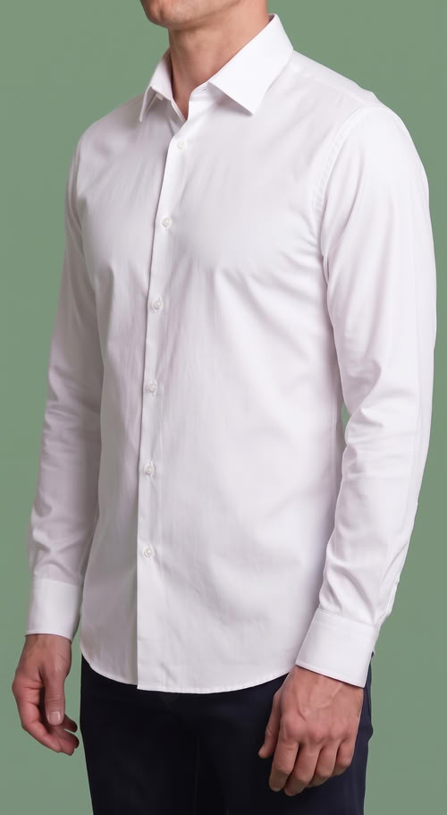 Camicia in popeline facile da stirare