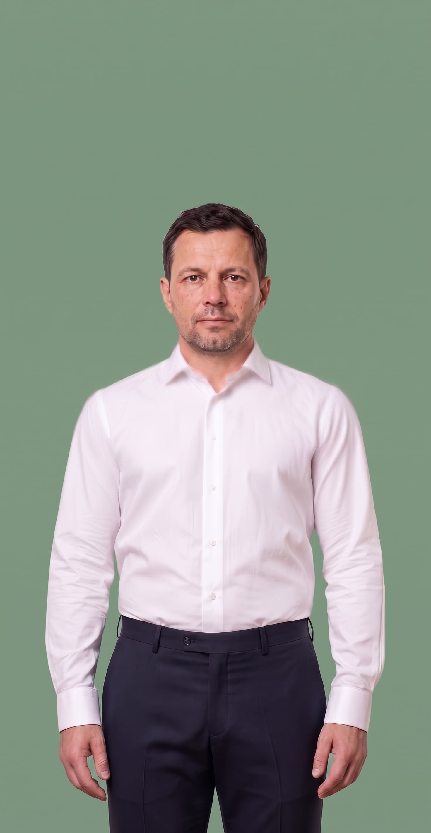 Camicia in popeline facile da stirare