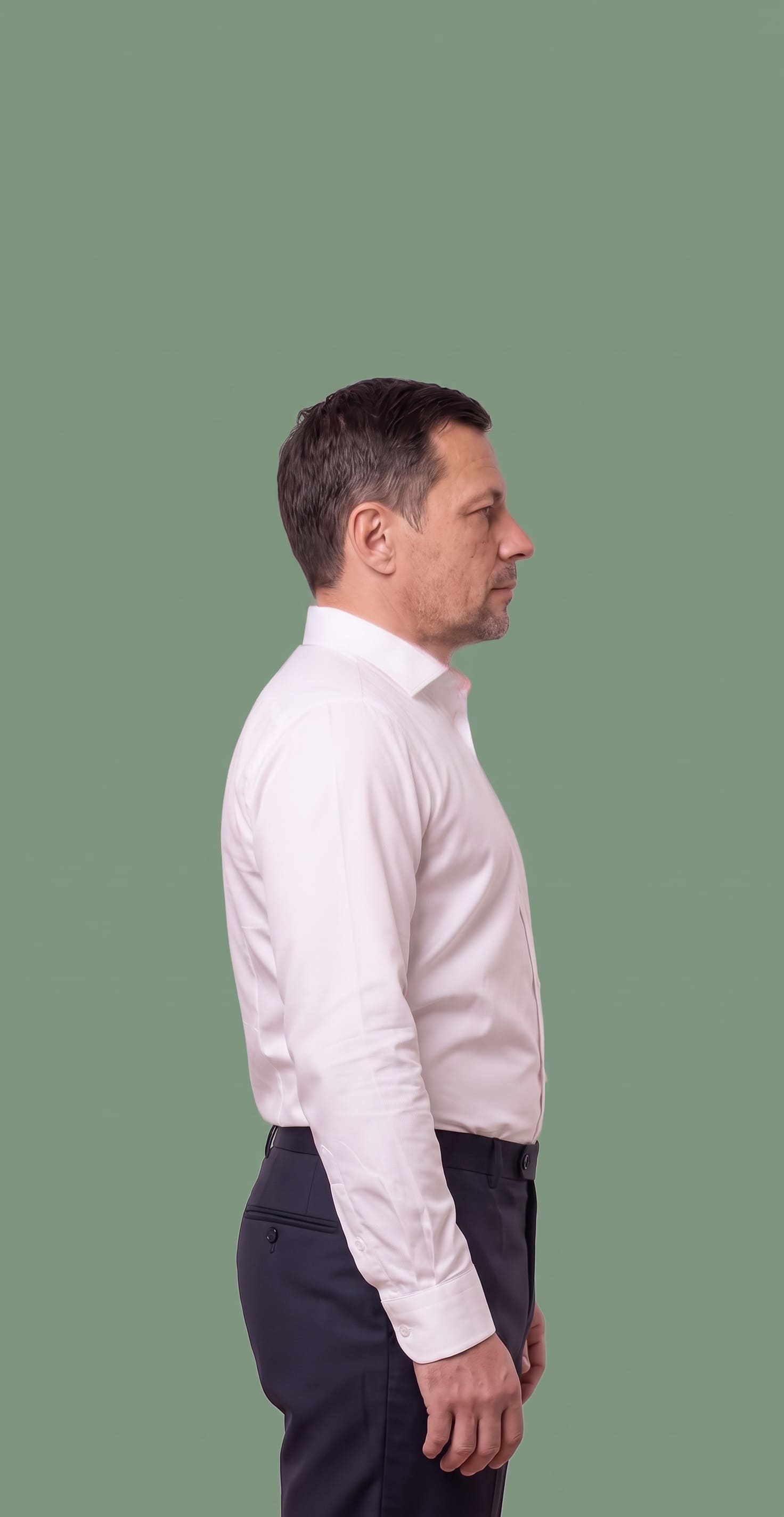 Camicia in popeline facile da stirare