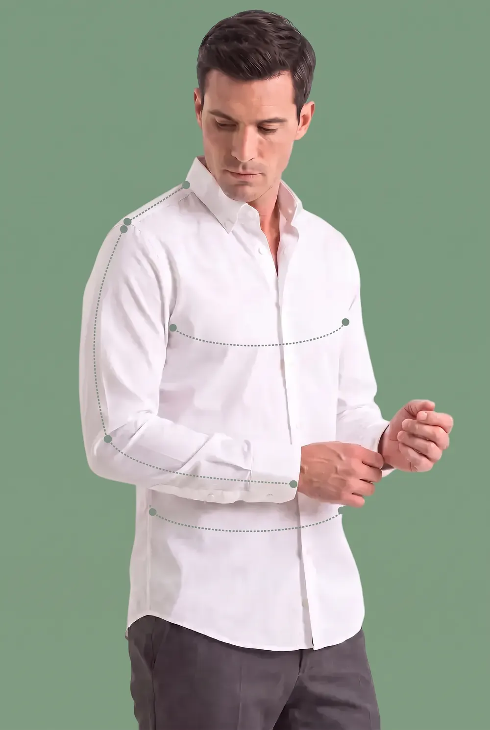 Camicia in popeline facile da stirare
