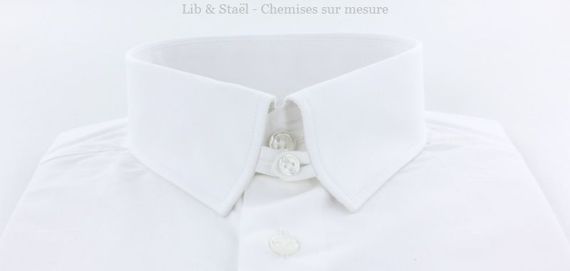 Camicia bianca in popeline facile da stirare