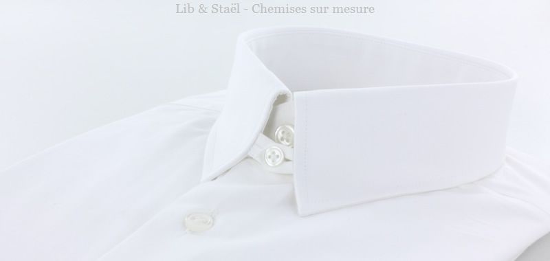 Camicia bianca in popeline facile da stirare