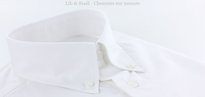 Camicia bianca in popeline facile da stirare