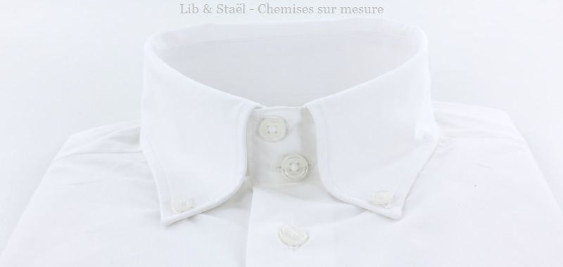 Camicia bianca in popeline facile da stirare