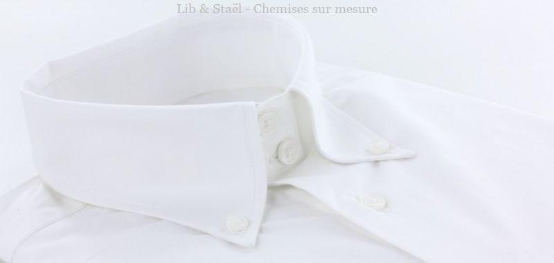 Camicia bianca in popeline facile da stirare