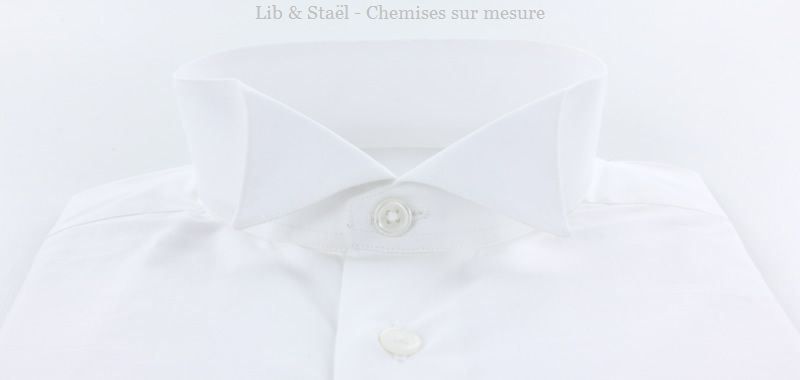 Camicia bianca in popeline facile da stirare