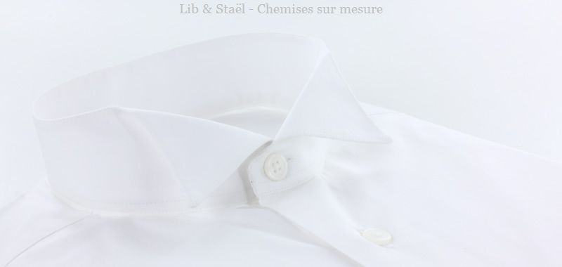 Camicia bianca in popeline facile da stirare
