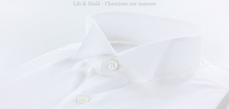 Camicia bianca in popeline facile da stirare