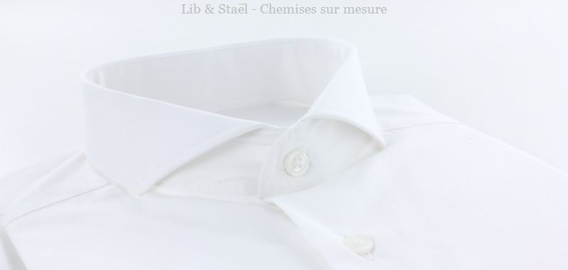 Camicia bianca in popeline facile da stirare
