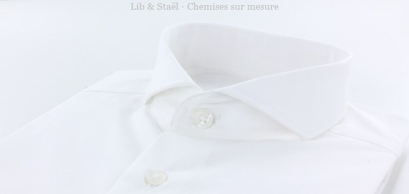 Camicia bianca in popeline facile da stirare