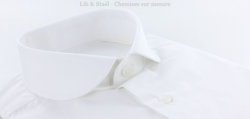 Camicia bianca in popeline facile da stirare