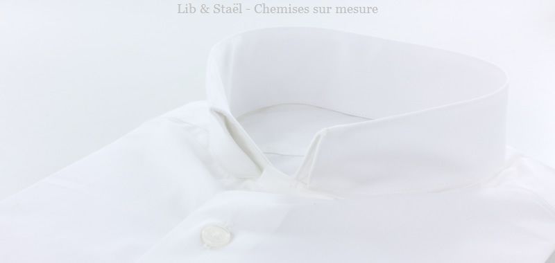 Camicia bianca in popeline facile da stirare