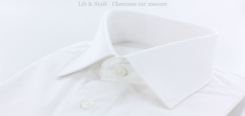 Camicia bianca in popeline facile da stirare