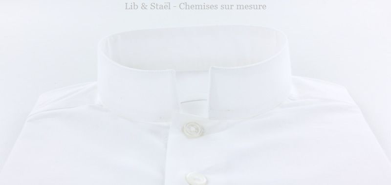 Camicia bianca in popeline facile da stirare