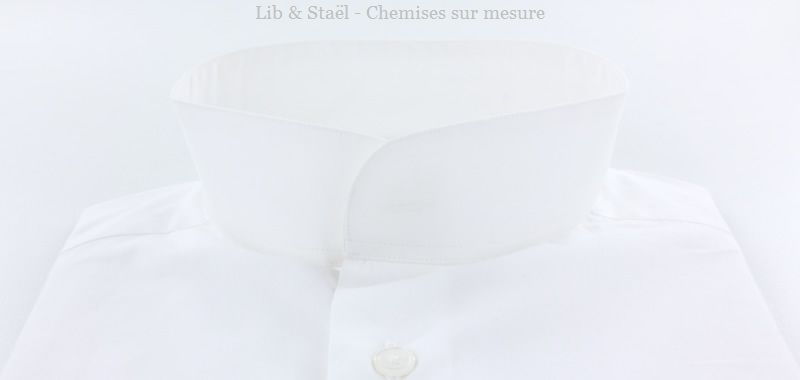 Camicia bianca in popeline facile da stirare