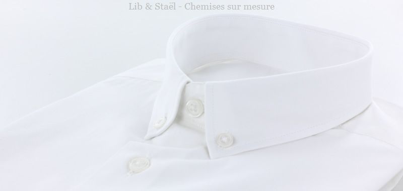 Camicia bianca in popeline facile da stirare