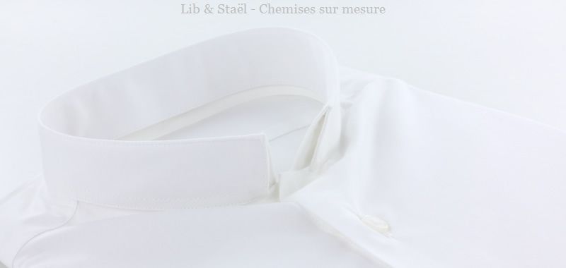 Camicia bianca in popeline facile da stirare