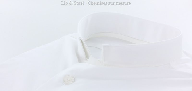 Camicia bianca in popeline facile da stirare