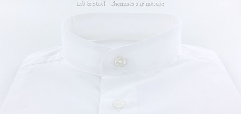 Camicia bianca in popeline facile da stirare