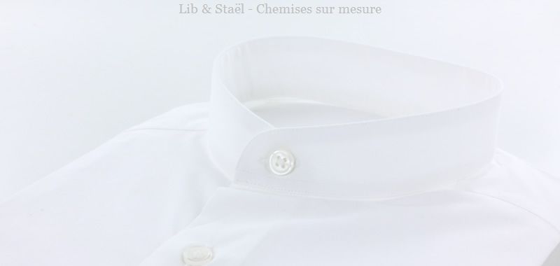 Camicia bianca in popeline facile da stirare